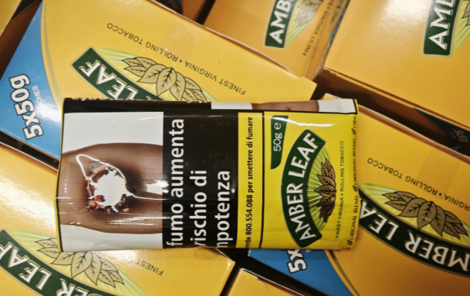 Amber Leaf Original Blend Rolling Tobacco  (Black, 5 Packs)